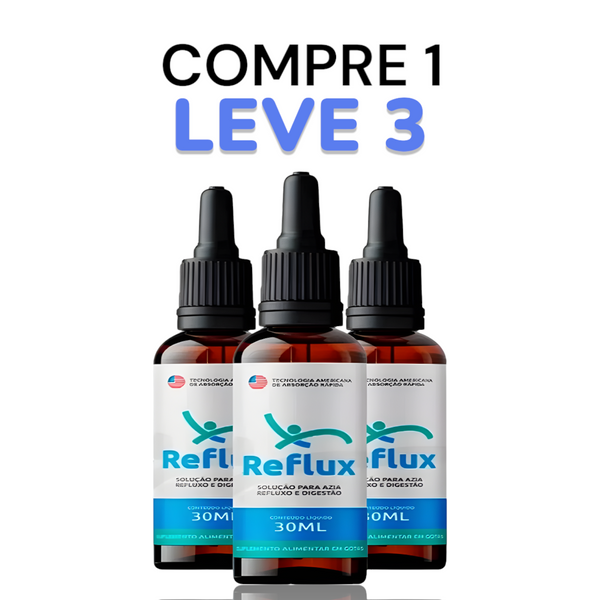 Reflux Original 30ml - Acabe de Vez Com o Refluxo! - Promoção Exclusiva + Frete Grátis