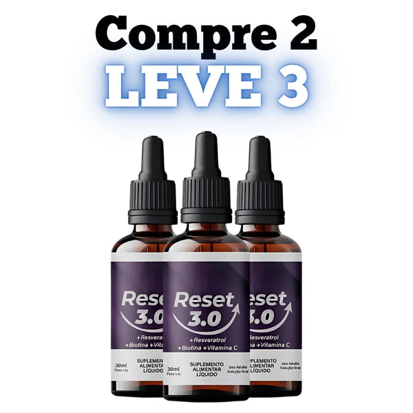 Reset 3.0 Original 30ml - Aumente Sua Autoestima! - Promoção Exclusiva + Frete Grátis