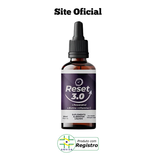 Reset 3.0 Original 30ml - Aumente Sua Autoestima! - Promoção Exclusiva + Frete Grátis